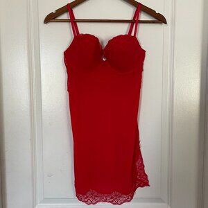 Victoria's Secret Red Babydoll Size 34D